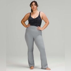 Lululemon Rhino Gray Groove Pant Flare Super High-Rise *Nulu